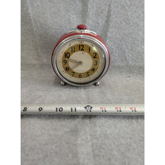 Vintage Pottery‎ Barn Retro Alarm Clock Push Button - Picture 6 of 8